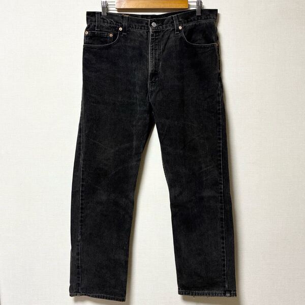 00's Levi's リーバイス 505 ブラックデニム ジーンズ 黒 アメリカ製 MADE IN USA 米国製 後染め ヴィンテージ ビンテージ 古着 W36L30