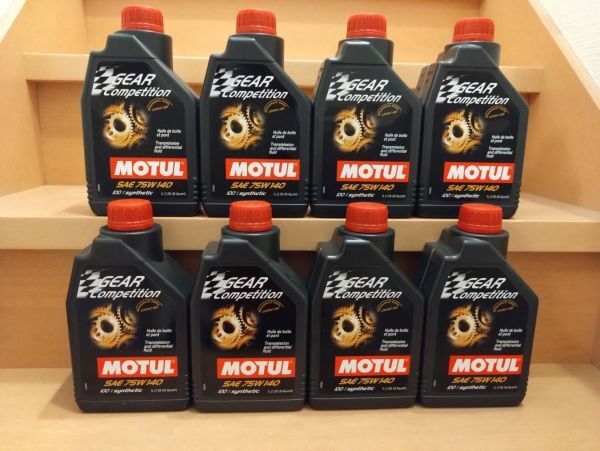 MOTUL モチュール GEAR COMPETITION 75W140 1L 8缶 8本 ギア コンペティション 正規品