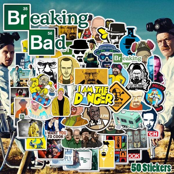 ブレイキング・バッド ステッカー 50枚セット PVC 防水 シール Breaking Bad アメリカ 海外ドラマ 映画