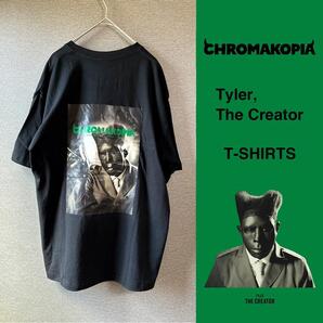 タイラーザクリエイター Tシャツ ブラック Tyler The Creator CHROMAKOPIA クロマコピア ティーシャツ Hiphop ヒップホップ ラッパー