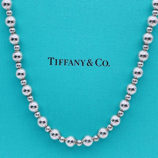 Tiffany & Co. ネックレス ボール チェーン シルバー ハードウェア