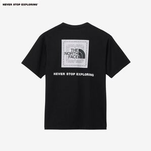 THE NORTH FACE S/S Bandana Square Logo Tee Black ザノースフェイス バンダナ スクエア ロゴ Tシャツ ブラック2/黒 NT32446-K2/XL/LL