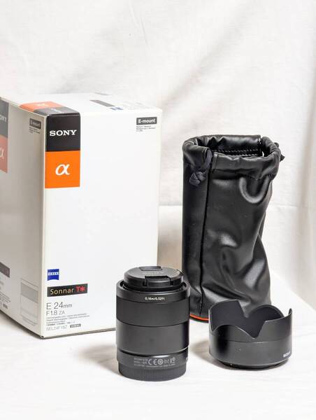 美品 SONY Sonnar T* E 24mm F1.8 ZA SEL24F18Z