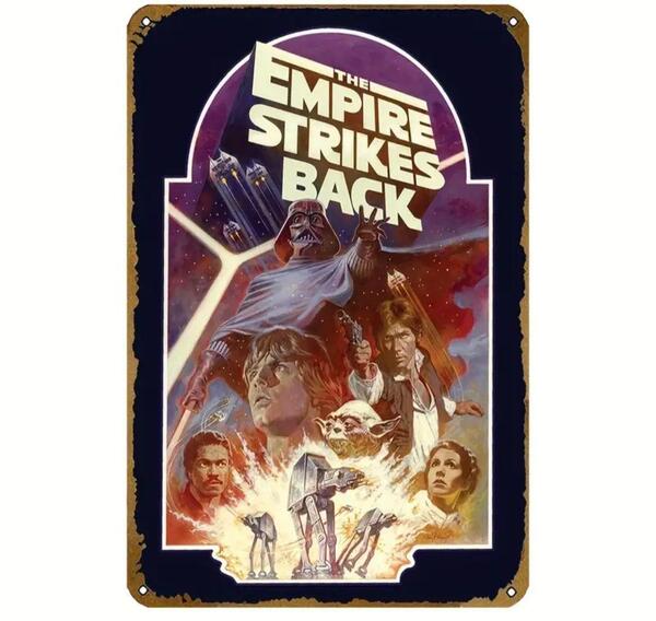スターウォーズ ブリキ看板 20x30cm 壁掛け レトロ映画ポスター