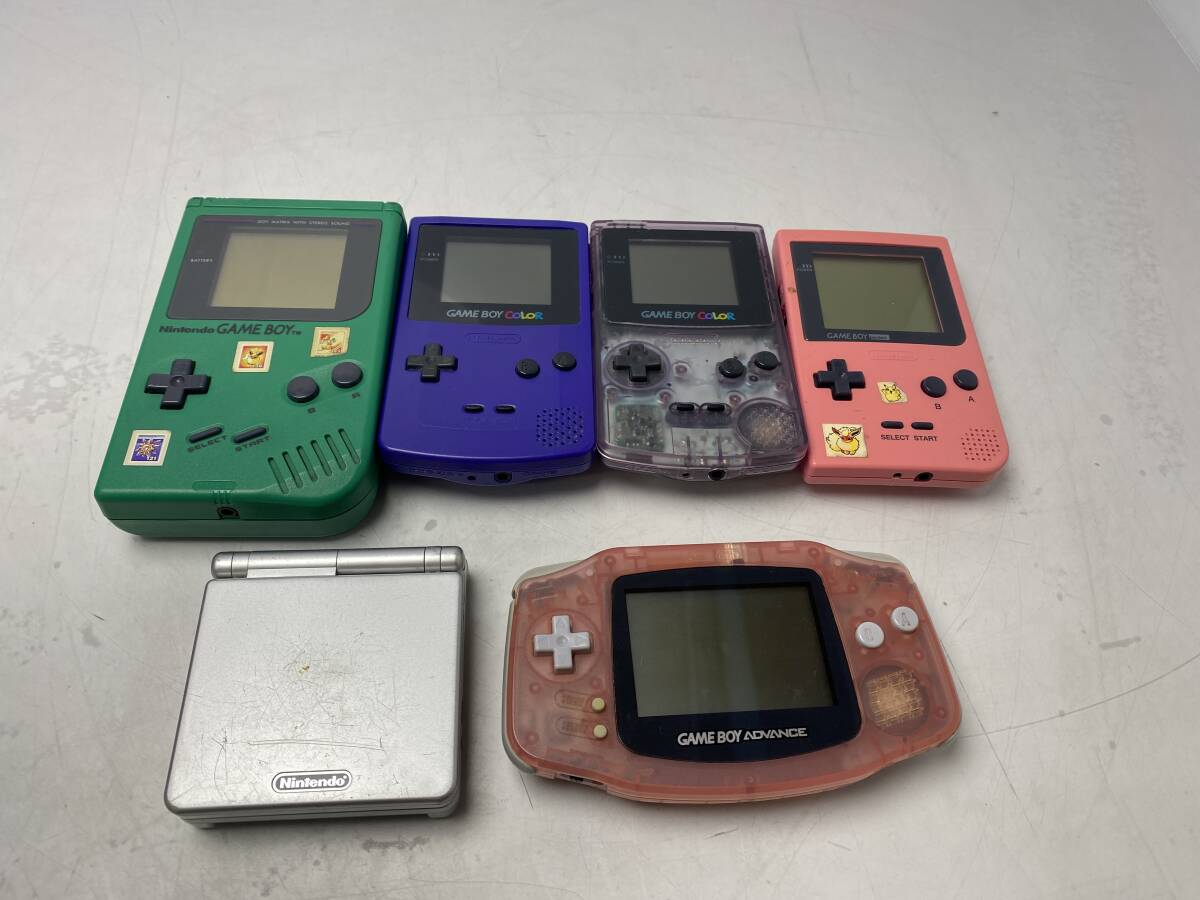 ゲームボーイアドバンス×1 SP×1 カラー×1 初代×1 ポケット×4