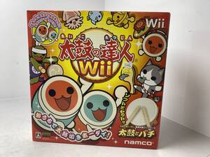 6/8★太鼓の達人 Wii★太鼓とバチ コントローラー ※ソフト欠品 Wii専用【中古/現状品】