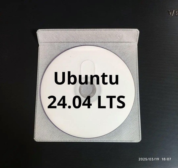 Ubuntu 24.04 LTS 長期サポート版 インストールメディア