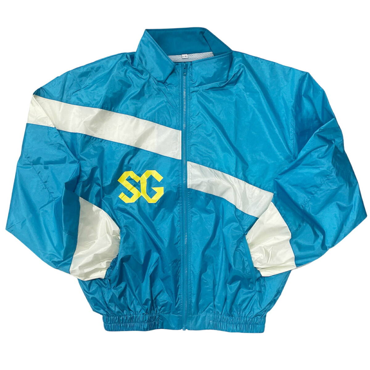 【新品未使用 非売品】競艇 SG ナイロンジャケット 青/白 Yahoo!オークション -「sg」(競艇) の落札相場・落札価格