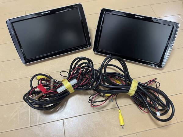 pioneer パイオニア カロッツェリア TVM-PW900T 2台セット VGA 9V型モニター ヘッドレストモニター HDMI