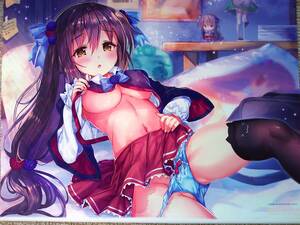 【B2Wスエードタペストリー】 あやね唯 プロデュース企画 絵柄B ブラックベリー 制服 うり坊ざっか メロンブックス