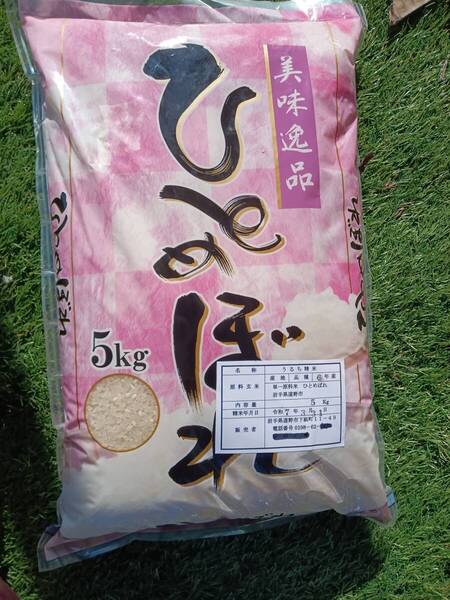 『精米日、3月下旬~』ひとめぼれ白米5Kg、写真掲載商品、令和6年度産