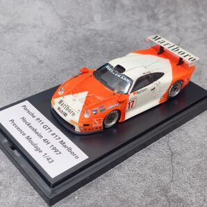PROVENCE MOULAGE プロバンスムラージュ 1/43 ミニカー 911 GT1 Marlboro hockenheim 4H 1997 キット完成品 検: BBR タメオ tameo
