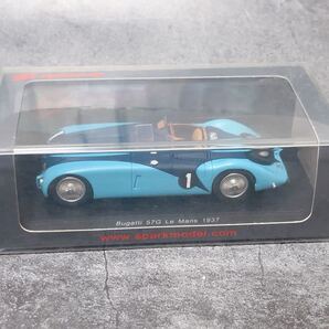 未開封新品 スパーク 1/43 ブガッティ 57G No.1 1937 ル・マン24時間 R.Labric/P.Veyron spark Le Mans
