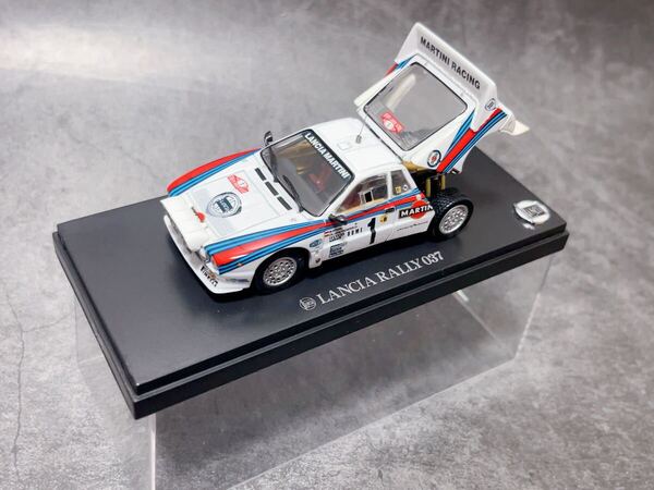 京商 ランチア 037 ラリー マルティニ 1983 モンテカルロ 優勝車 Lancia 037 Martini Racing lancia kyosho アンテナ付き 検 1/18