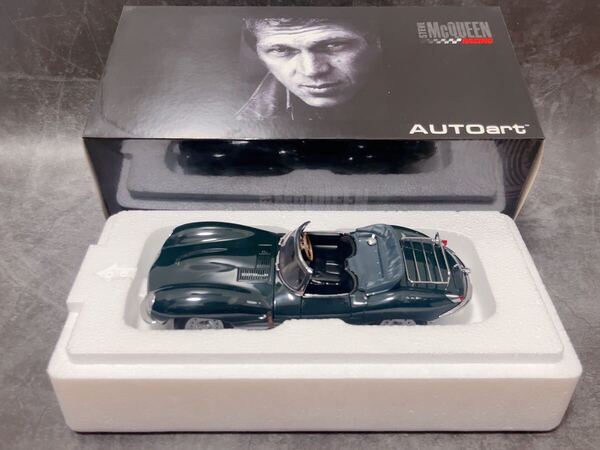 オートアート 1/18 ジャガー XK-SS 1956 スティーブ・マックイーン プライベートコレクション JAGUAR STEVE McQUEEN AUTOart xkss 絶版