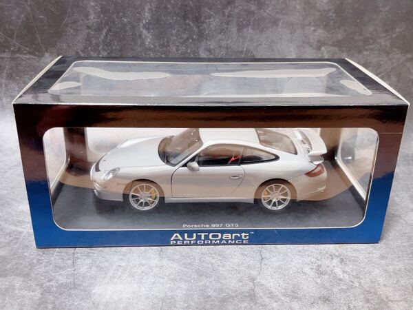 1/18 Porsche 997 GT3 Silver Autoart オートアート ミニカー 911 ポルシェ シルバー 送料無料