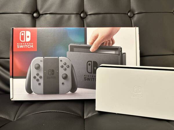 Nintendo Switch 初期型 本体+新型ドック付き 動作良好 付属品完備 美品 初期ロット