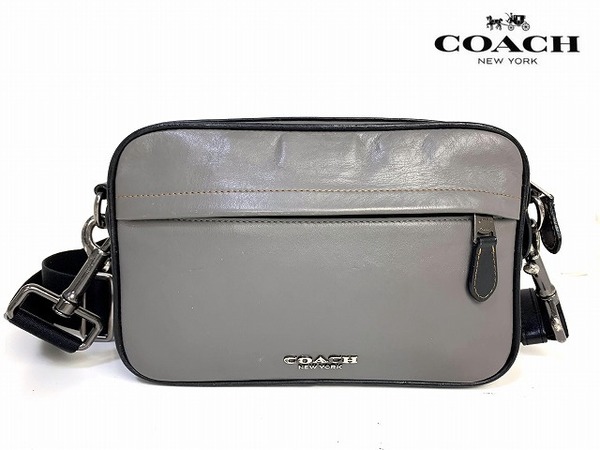 送料無料★ コーチ メンズ COACH グラハム レザー クロスボディー ショルダーバッグ