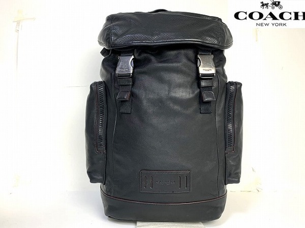 送料無料★ コーチ メンズ COACH レンジャー レザー リュックサック バックパック デイパック ブラック 88870