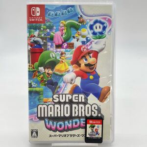 ◆ Nintendo Switch ソフト SUPER MARIO BROS WONDER スーパーマリオブラザーズ ワンダー ニンテンドースイッチ カセット ケース付 マリオ