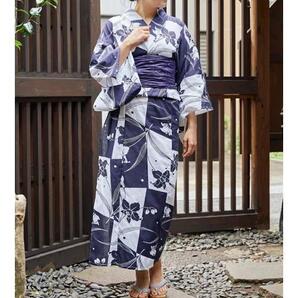 【送料無料】新品 who's who chico 浴衣 スイセン フーズフーチコ ゆかた 夏祭り 花火 着物 ★