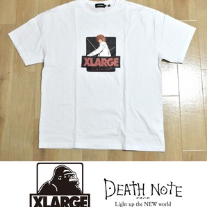 【送料無料】新品 XLARGE × DEATH NOTE ライト Tシャツ L 夜神月 デスノート エクストララージ