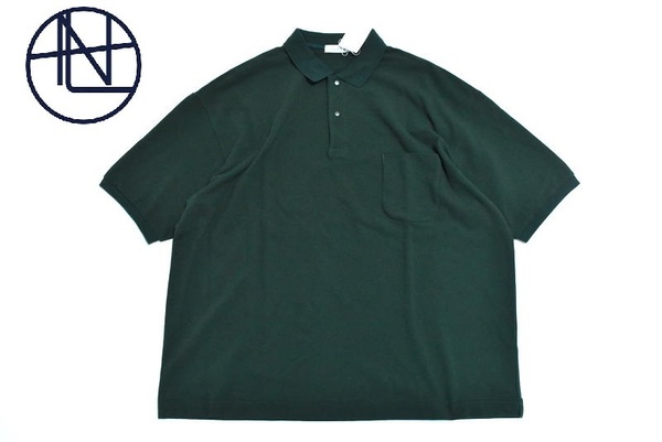 【送料無料】新品 nanamica S/S Polo Shirt L SUHS418 グリーン ナナミカ ポロシャツ