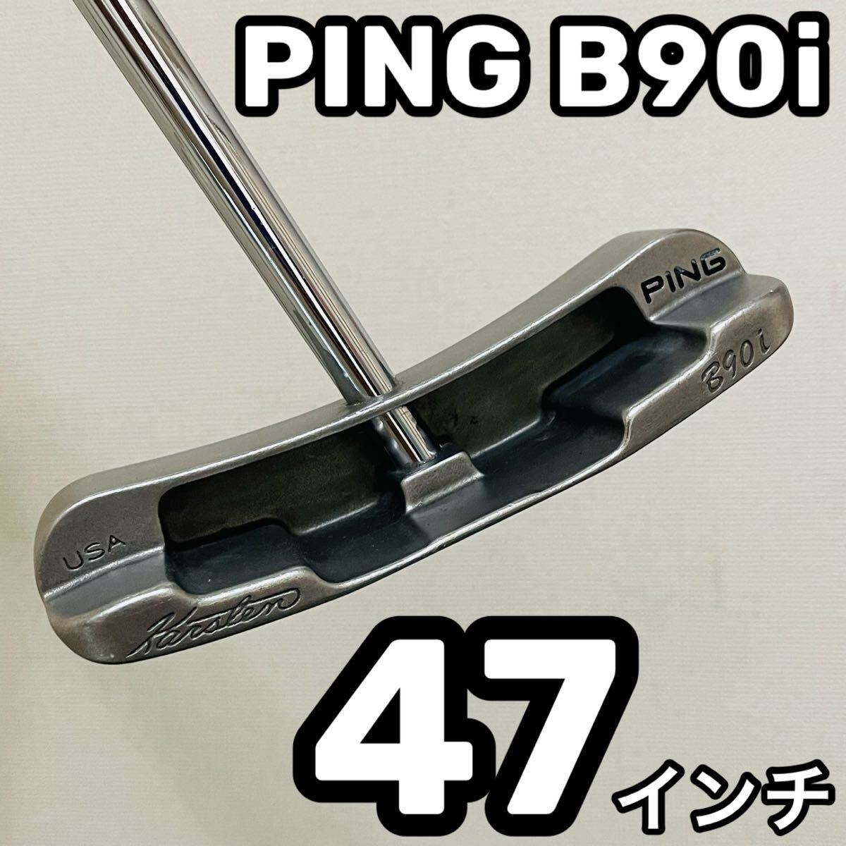 ピン 希少・長尺ロングパター PING B90 46.5インチ センター