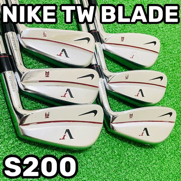 8690 NIKE TW BLADE ナイキ メンズ 右利き アイアン6本セット DG S200 Dynamic Gold ダイナミックゴールド 5.6.7.8.9.P 送料無料 匿名配送