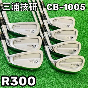 8706 三浦技研 MIURA ミウラギケン CB-1005 Dynamic Gold ダイナミックゴールド R300 アイアン7本セット 5.6.7.8.9.P.A 送料無料 匿名配送