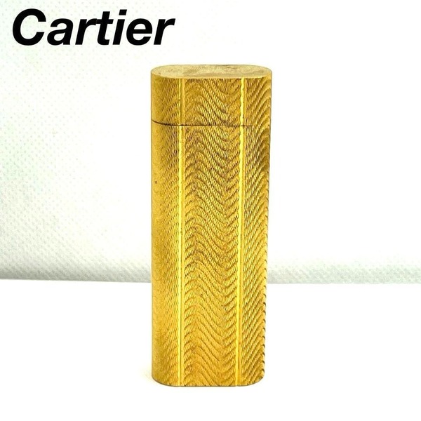 【未着火】Cartier ゴールド ガス ライター 4-137.12