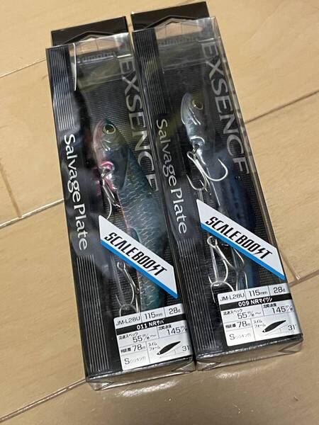 シマノ▲エクスセンス サルベージプレート 115S 28g▲NRマイワシ&NRサバ▲シーバス ヒラメ チヌ 青物に▲定価1540円