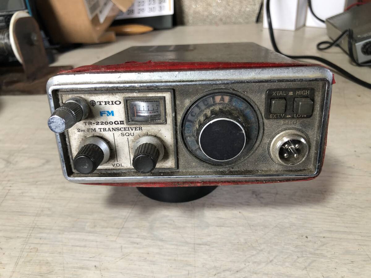 トリオTRー2200G2 2mFMトランシーバー Yahoo!オークション -「トリオ tr-2200」(トランシーバー
