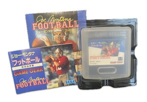 超美品!! ゲームギア セガ SEGA GG ソフト GAME GEAR ジョー モンタナ フットボール