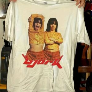新品 Bjork ビョーク ポートレート Mサイズ 白 ホワイト Tシャツ