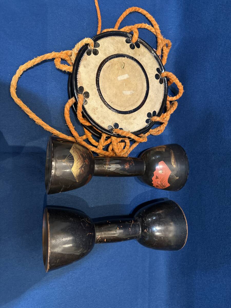 和楽器 和太鼓 締太鼓 金蒔絵胴 VFYH(附締太鼓)｜売買された
