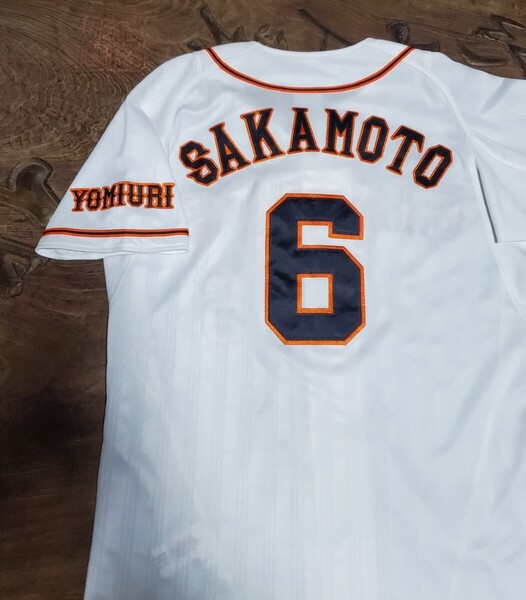 送料無料 2009年 日本一 読売ジャイアンツ #6 坂本勇人 adidas ホーム 検) YOMIURI GIANTS 巨人軍 優勝 原監督 亀井 阿部 高橋由 ラミレス