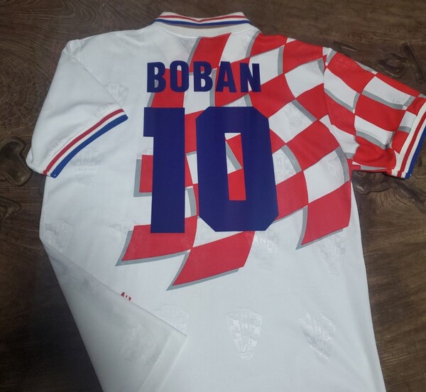 値下交渉 1998年 FIFAワールドカップ クロアチア代表 10 ボバン Lotto MADE IN ITALY 検/WORLD CUP FRANCE CROATIA BOBAN MILAN ミラン Y2K