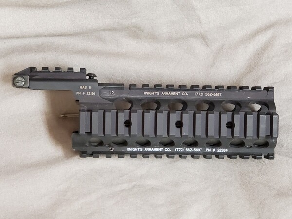 実物 KAC RAS2 ハンドガード M4A1 SYSTEMA PTW トレポンアウターバレル一式 QDサプレッサーセットBLOCK1 ナイツ アーマメント MK18