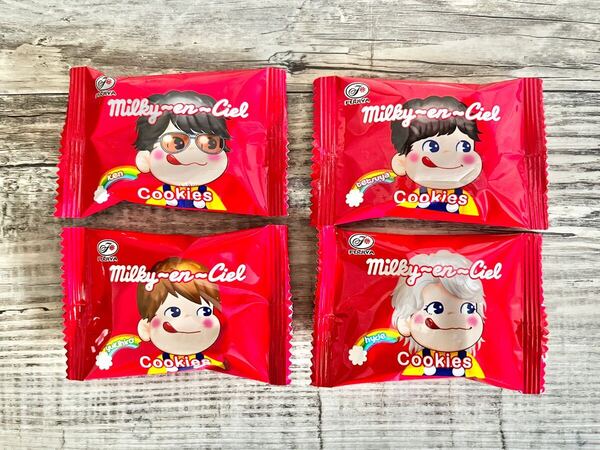 L'Arc~en~Ciel hyde誕生祭 ミルキー クッキー Milky~en~Ciel 全メンバー4個セット ラルクアンシエル 不二家 コラボ 限定品