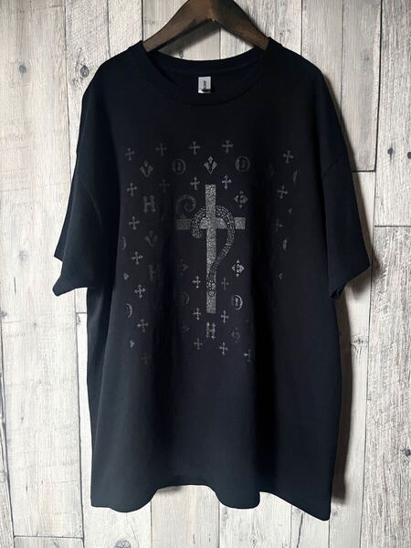 ■ HYDE モノグラム 蛇十字 Tシャツ XLサイズ BIRTHDAY THE LAST ROCKSTARS / L'Arc~en~Ciel VAMPS