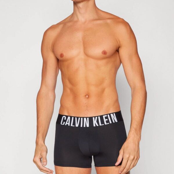 Calvin klein カルバンクライン メンズボクサー M(S) 黒 ナイロンストレッチ ボクサーパンツ メンズインナー メンズパンツ 男性下着