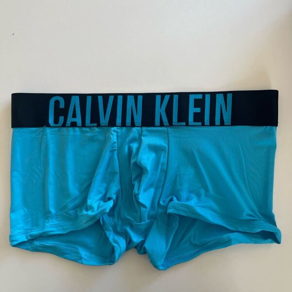 Calvin klein カルバンクライン ローライズボクサー L(M) ライトブルー ナイロンストレッチ ボクサーパンツ メンズパンツ メンズ下着