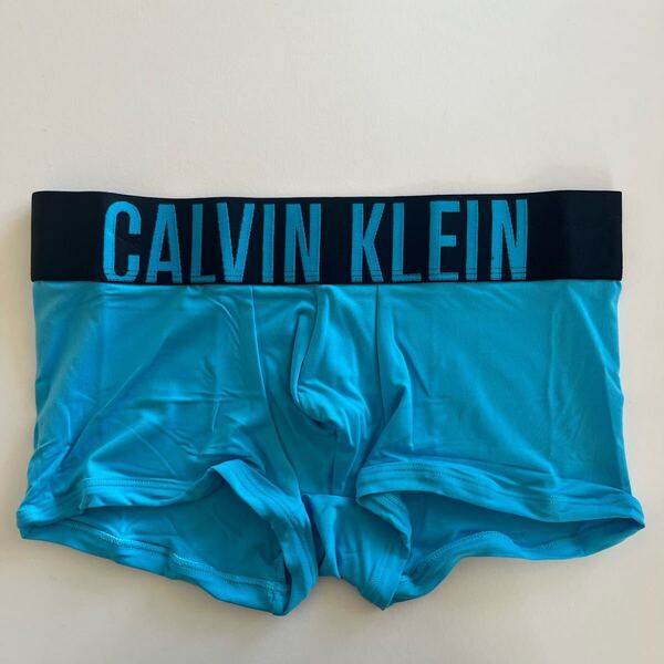 Calvin klein カルバンクライン ローライズボクサー M(S) ライトブルー ナイロンストレッチ ボクサーパンツ メンズパンツ 男性下着
