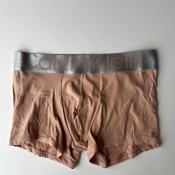 Calvin klein カルバンクライン メンズボクサー M(S) ベージュ コットンストレッチ ボクサーパンツ メンズパンツ メンズインナー