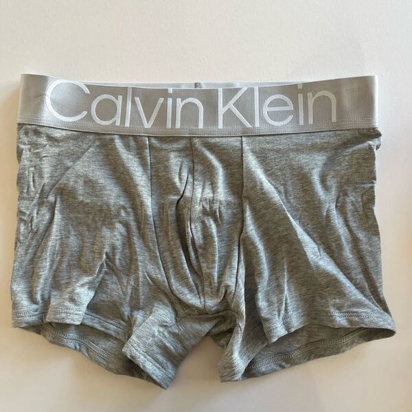 Calvin klein カルバンクライン メンズボクサー M(S) グレー ボクサーパンツ コットンストレッチ メンズインナー 男性インナー 下着
