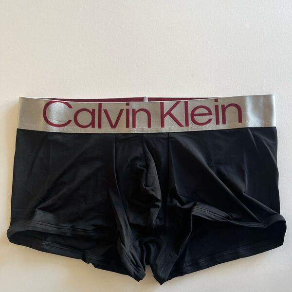 Calvin klein カルバンクライン ローライズボクサー L(M) 黒 ブラック ナイロンストレッチ ボクサーパンツ メンズパンツ 男性下着