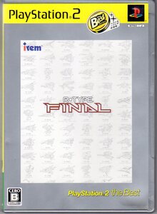 PS2◆R-TYPE FINAL Best アールタイプ ファイナル
