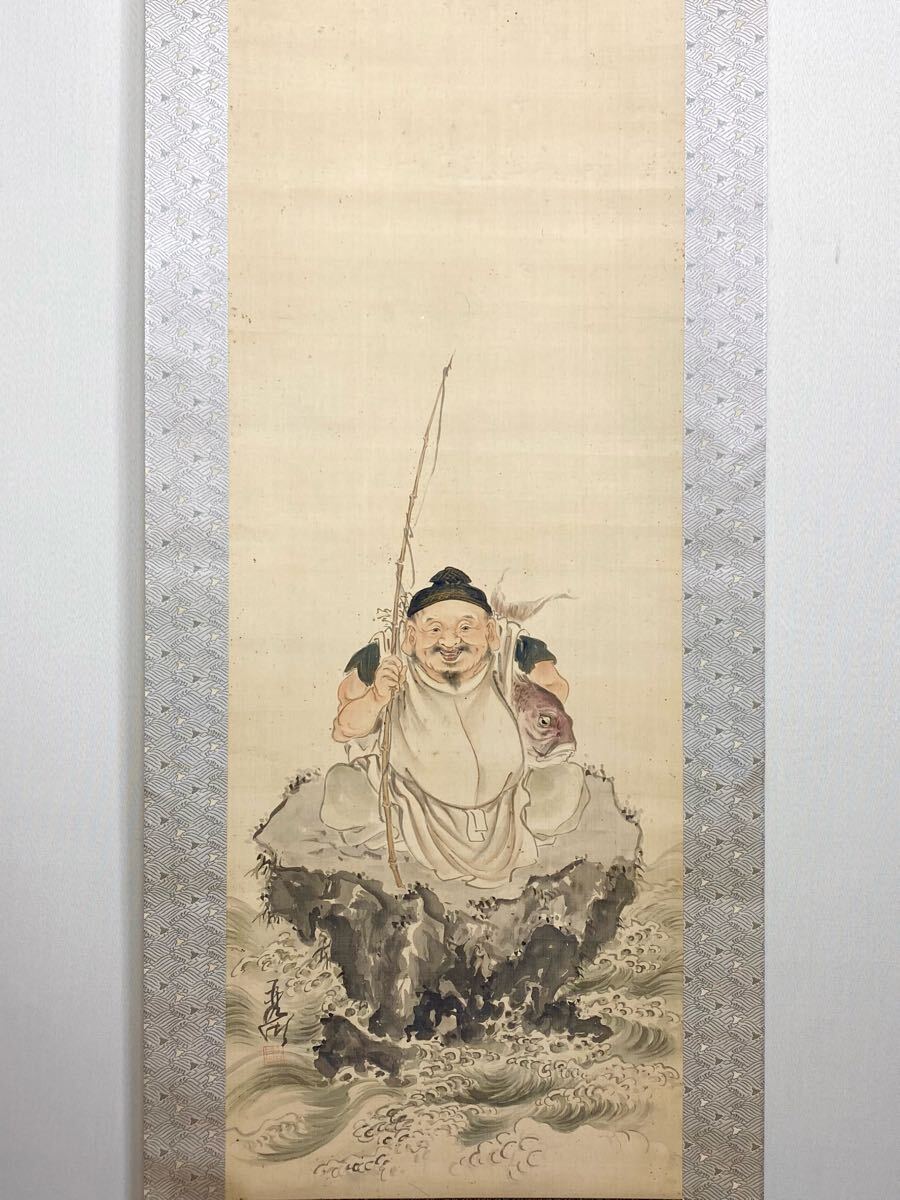 掛け軸 雲鳳 大黒様 七福神 紙本 希少 軸装 茶道具 掛軸 です。 Yahoo!オークション -「七福神 掛け軸」の落札相場・落札価格