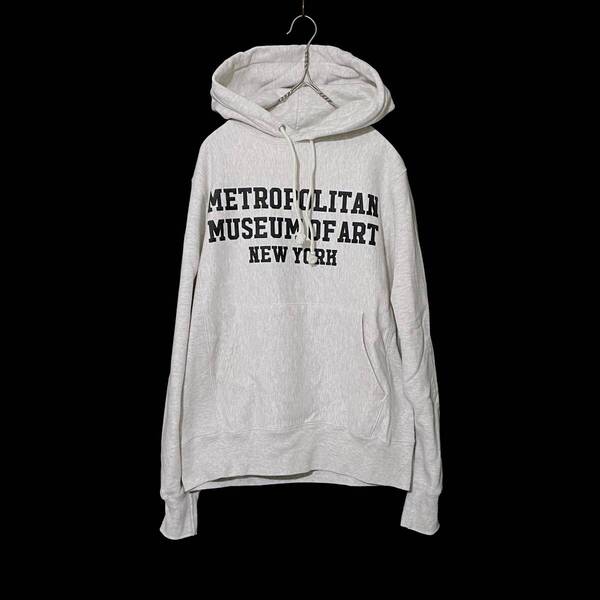 MET x Champion Reverse Weave メトロポリタン美術館 チャンピオン リバースウィーブ スウェットパーカー フーディー 3段プリント MOMA